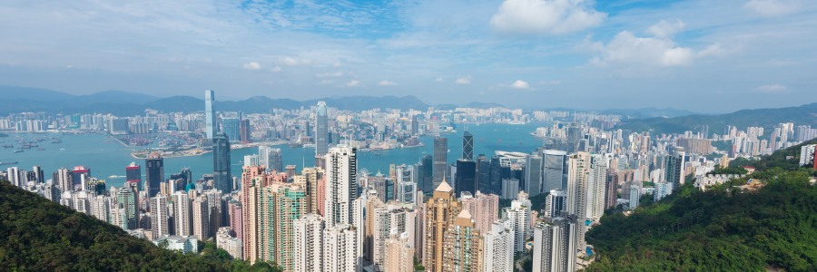 Hong Kong as viewed from Victoria Peak