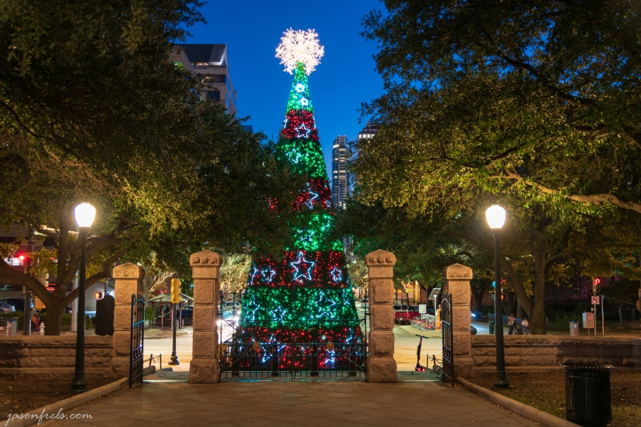 Texas Capitol Christmas Tree in Austin