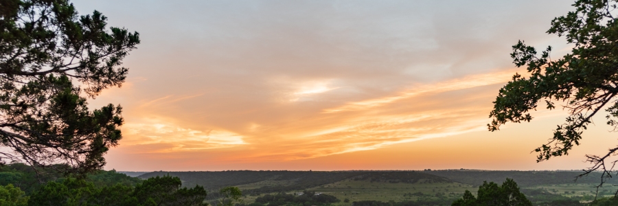 HDR Sunset from Balcones National Wildlife Refuge