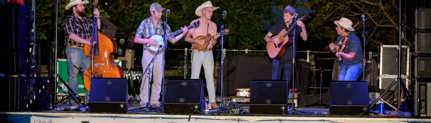 The Bottom Dollar String Band at the Leander Bluegrass Festival